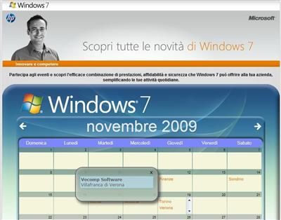 Eventi di lancio Windows 7