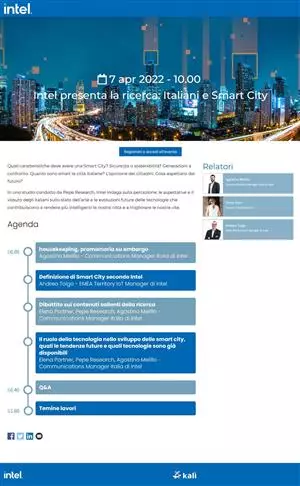 Intel: Italians and a Smart City